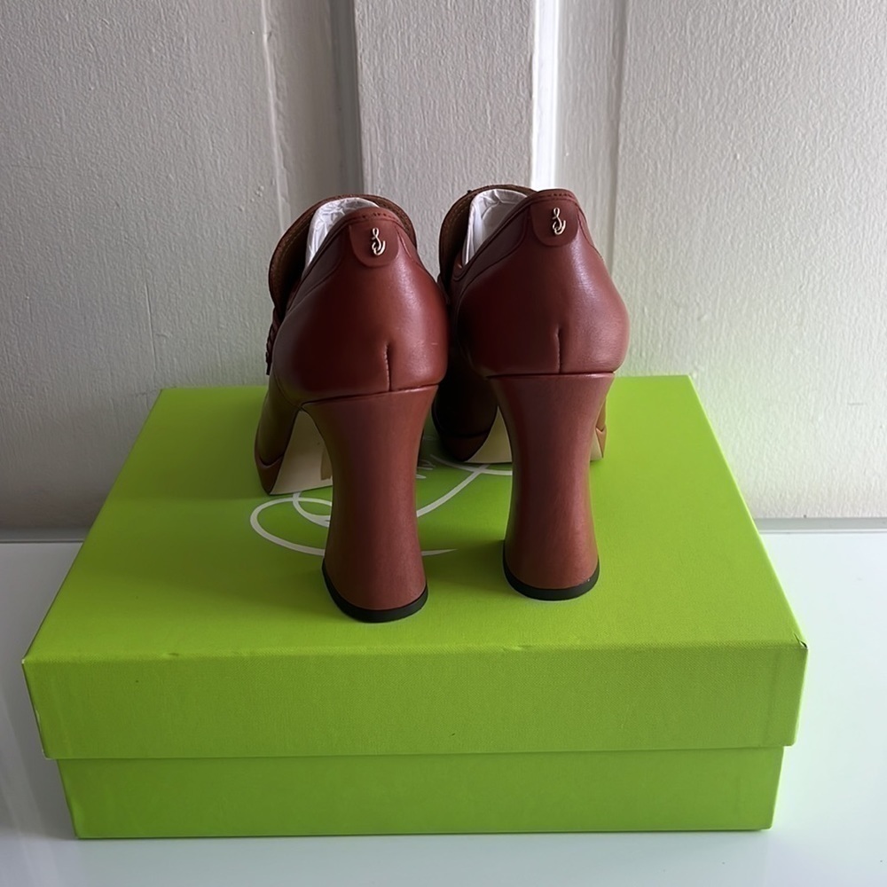 New SAM EDELMAN Jeanette Square Toe Pump SF - Picture 5 of 7